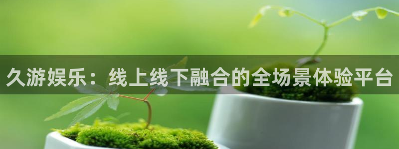 jjb竞技宝：久游娱乐：线上线下融合的全场景体验平台